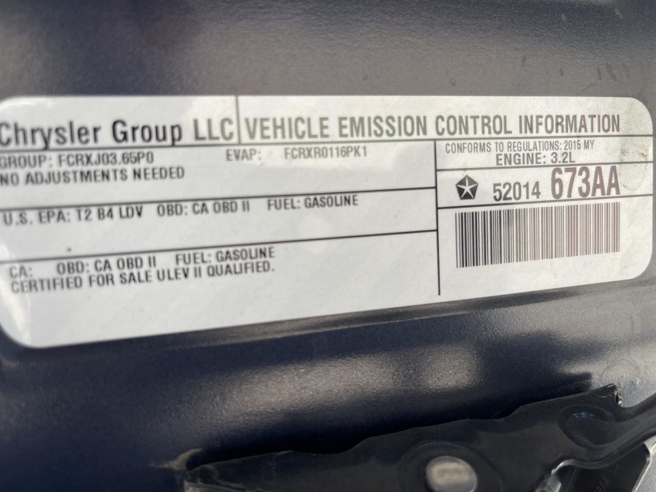 Sun Visor Left Driver Illuminated Fits 14-18 CHEROKEE 989144