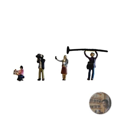 TOMYTEC Diocolle Craft The Human TV Crew 2 Miniature Diorama Figure New