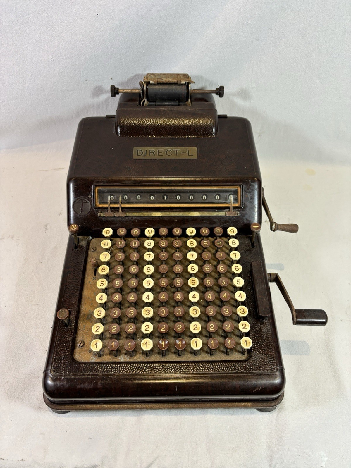 Vintage Mechanical Calculator VINTAGE DIRECT-L Office Décor Bakelite