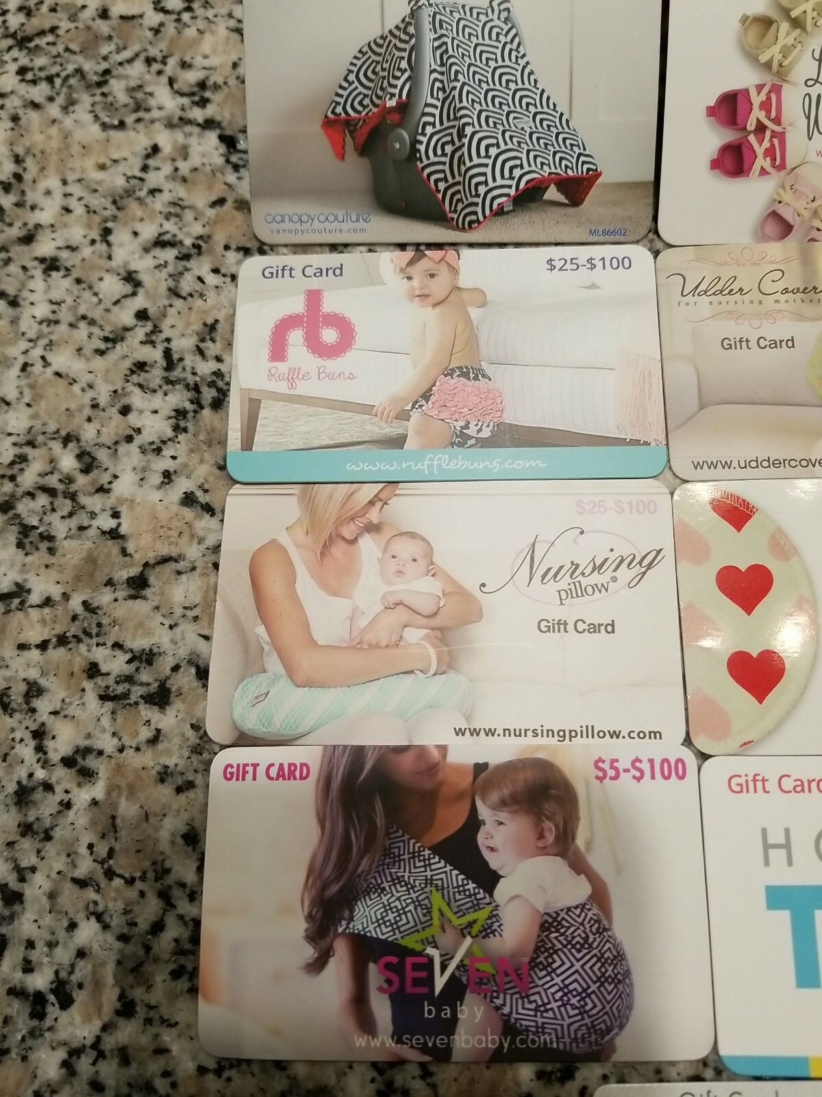 Baby Gift Cards $405 worth