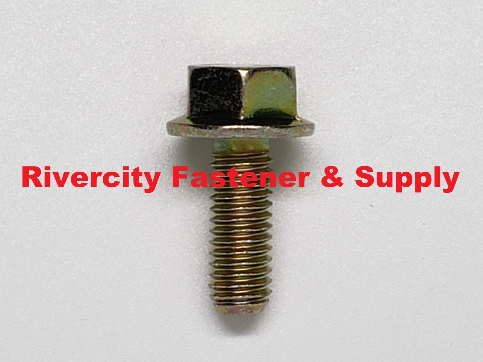 (100) M6-1.0x16 Flange Bolts 6mm x 16mm Grade 10.9 DIN 6921 M6x1.0 x 16 Screws