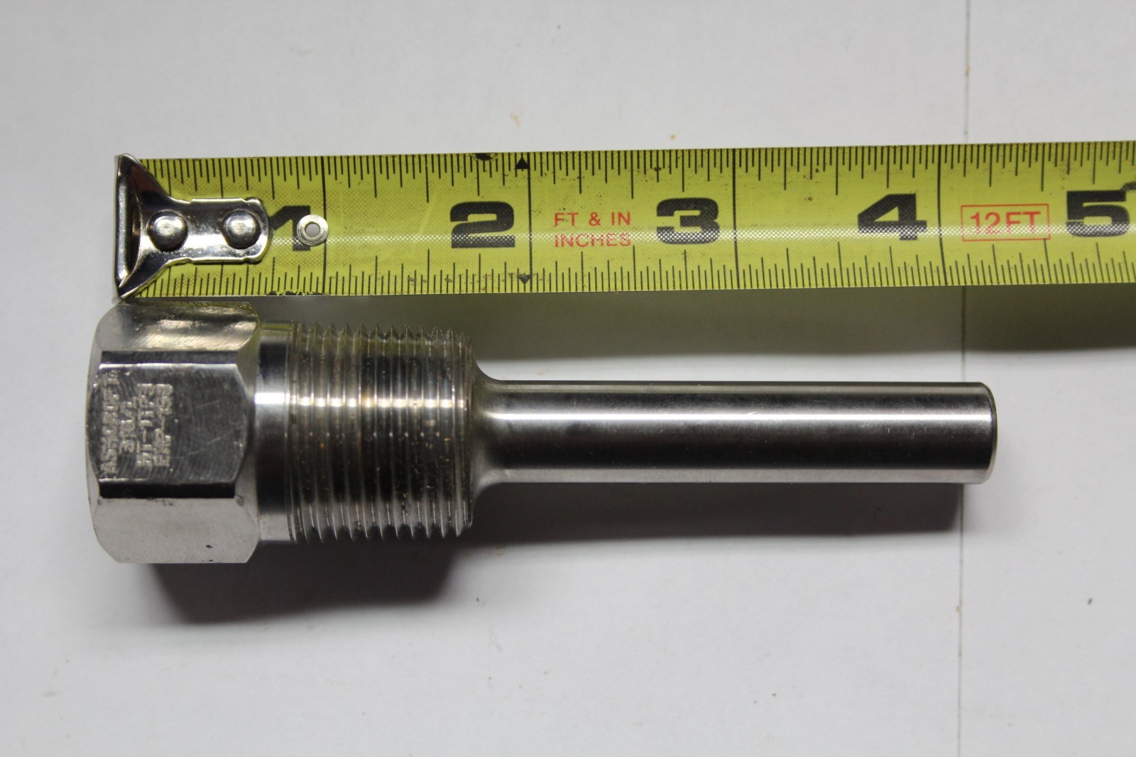 ASHCROFT 316/L HT-1TP3 EMP-158 STAINLESS STEEL Thermowell SHAFT