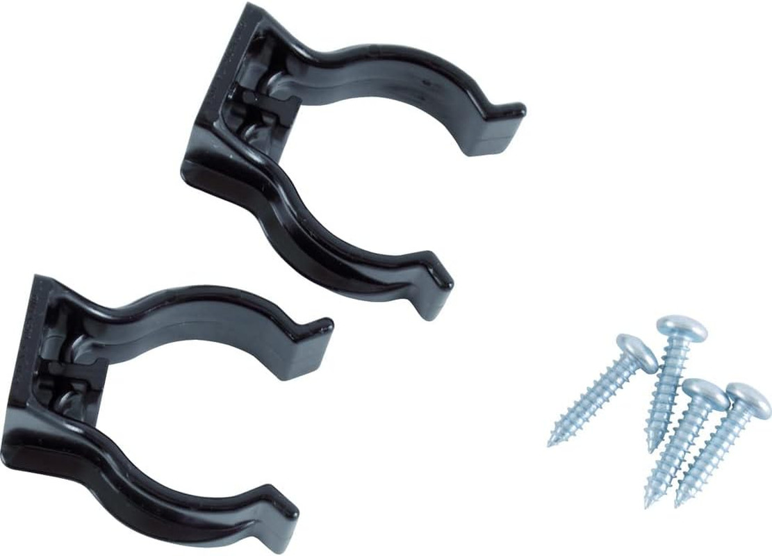 Maglite Black Universal Mounting Brackets for D-Cell Flashlight, 2 Pk
