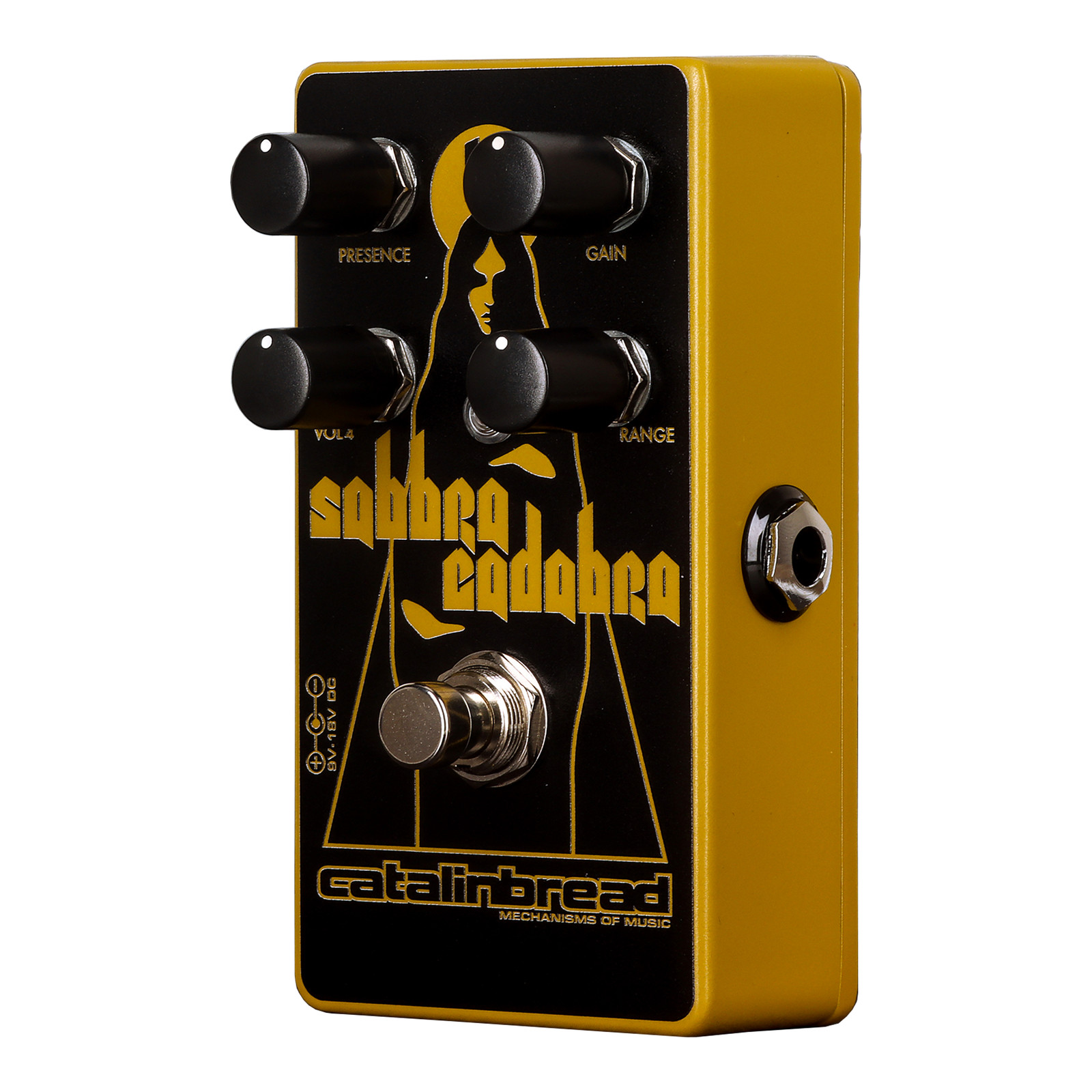 Catalinbread Sabbra Cadabra 10th Anniversary Overdrive Pedal - Yellow
