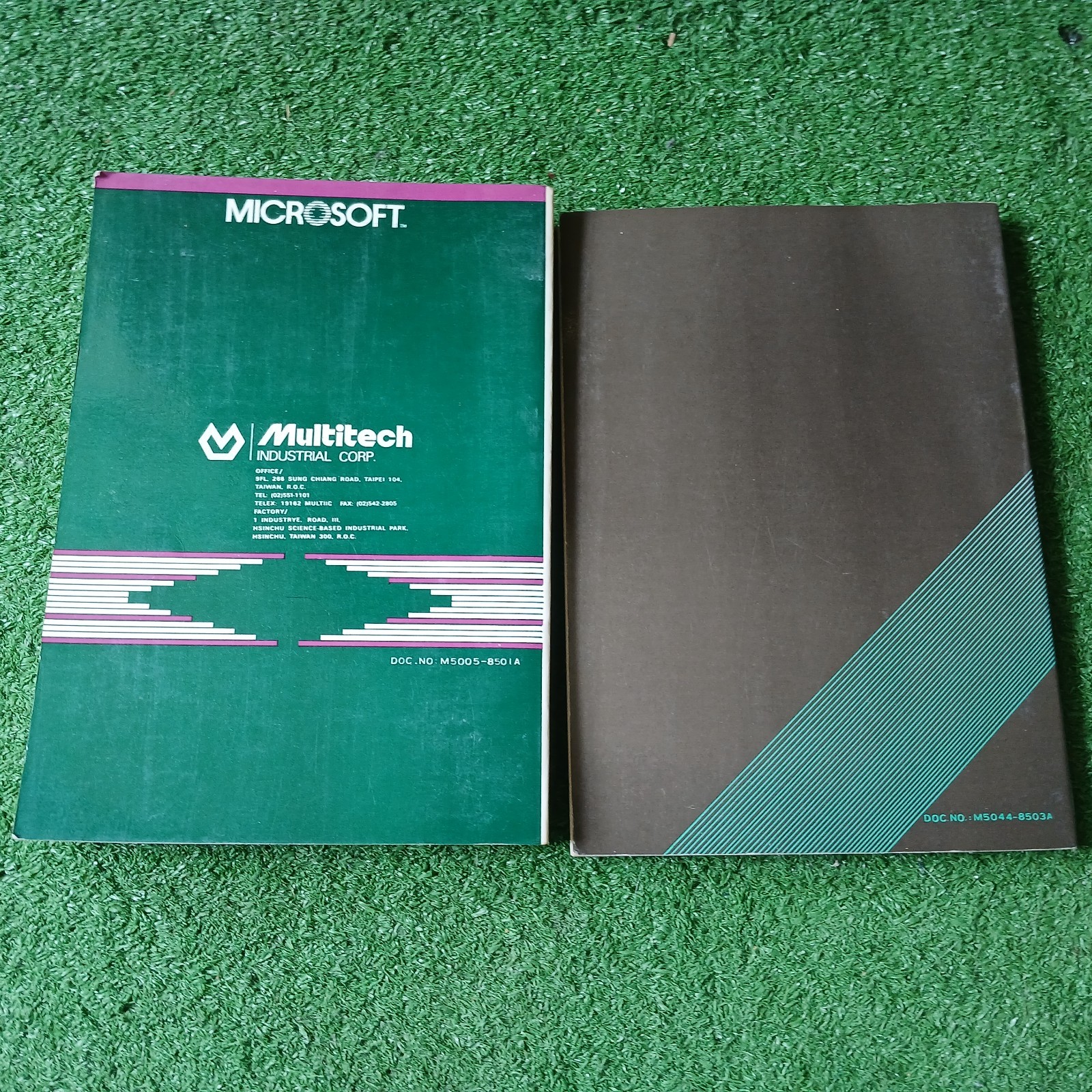 2 MICROSOFT MS-DOS/MPF-PC USER MANUALS 1983,1985 MULTITECH INDUSTRIAL CORP VTG