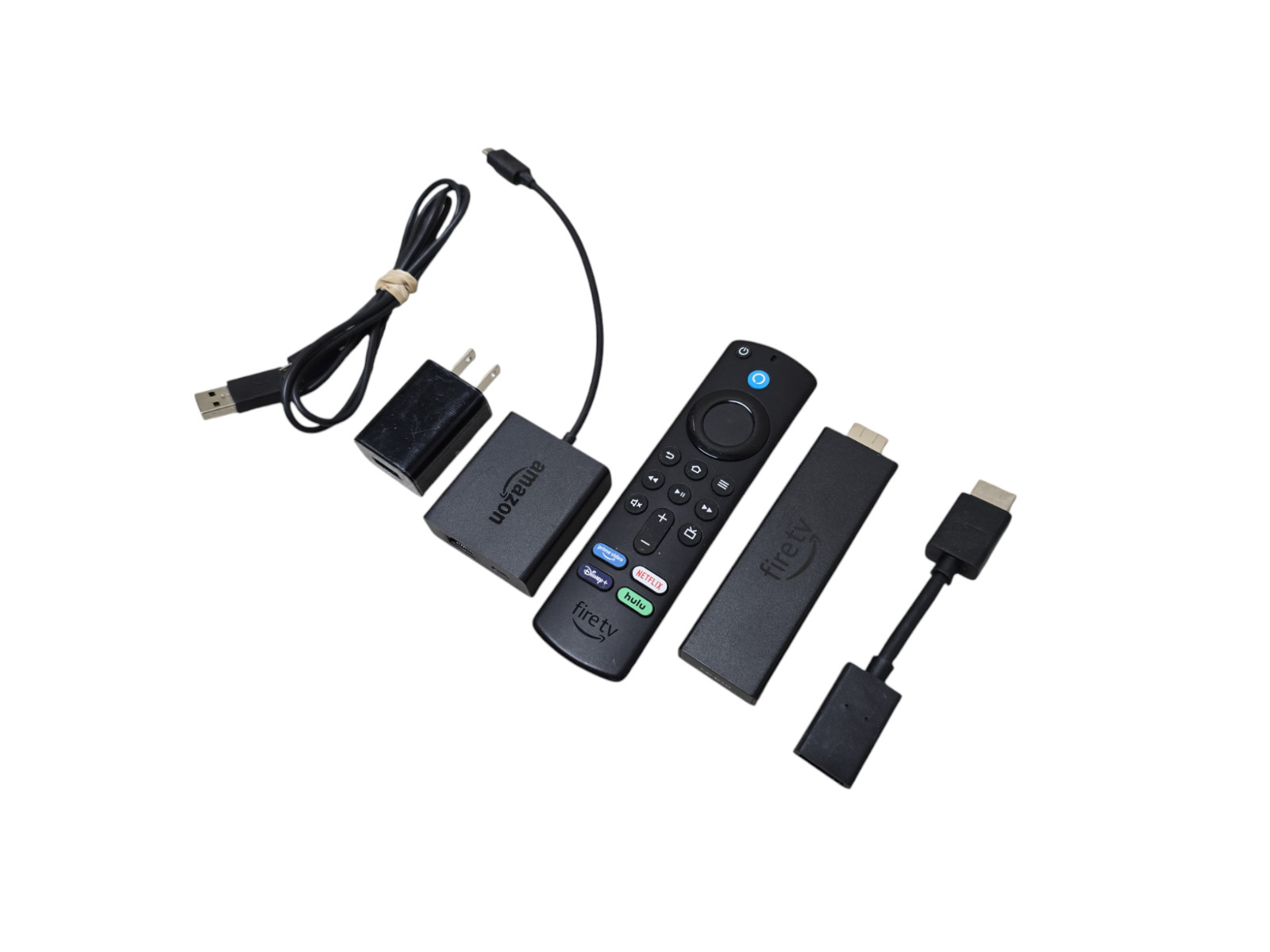 Amazon Fire TV Stick 4K Max K2R2TE w/ Alexa 3rd Gen Voice Remote complete