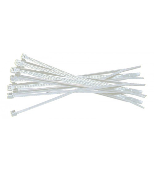 100 PCS 8" Natural Cable Wire Tie 50 Lbs Zip Nylon !!!