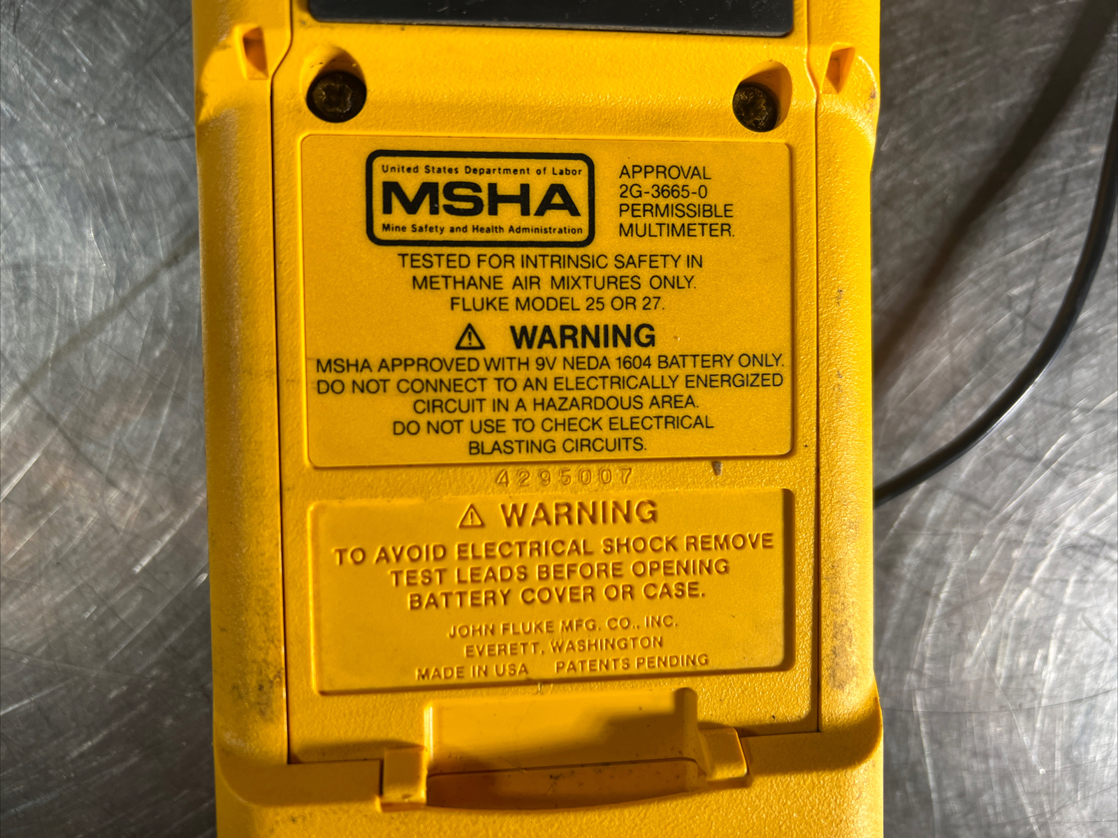 Fluke 25 multimeter