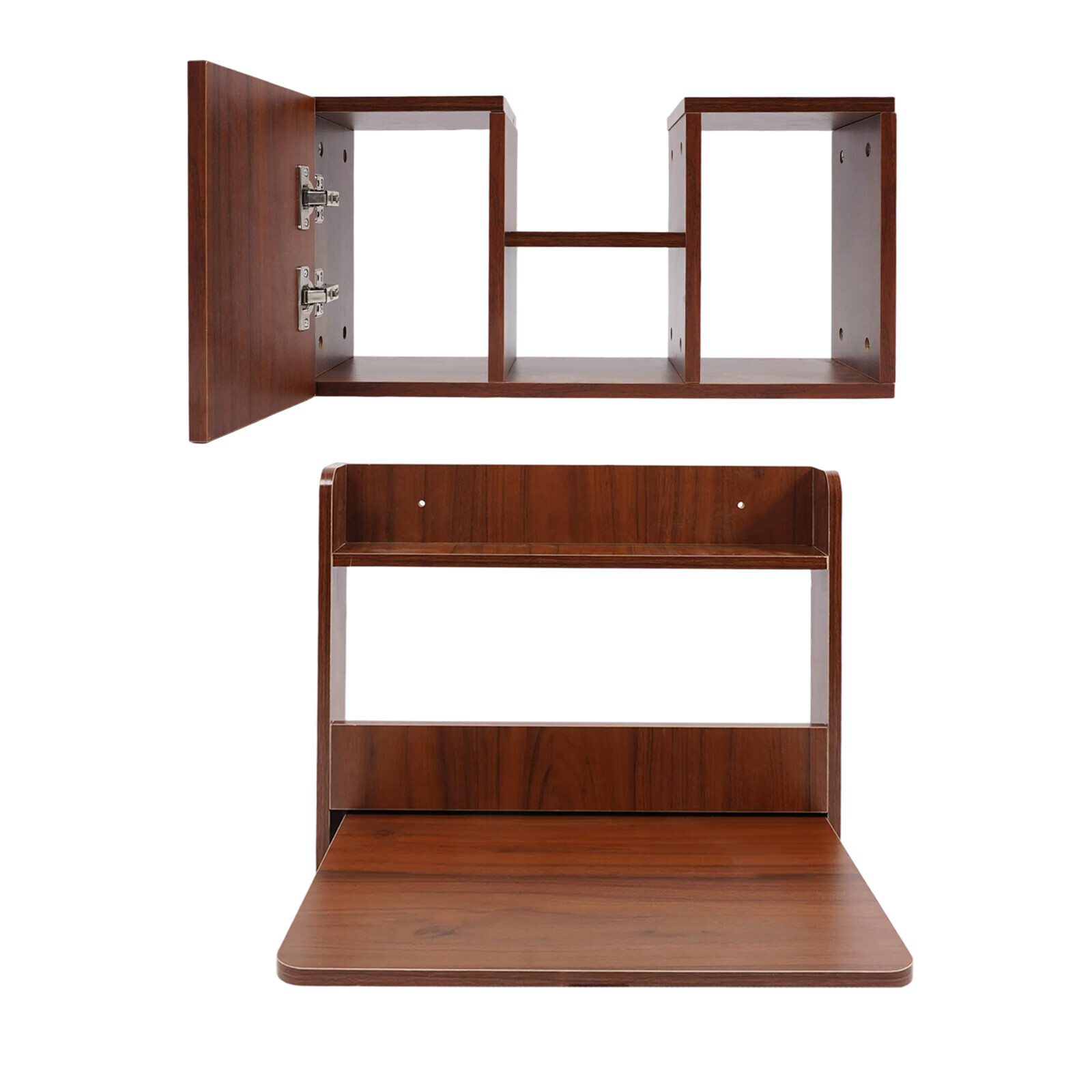 Wall Mounted Bookshelf Folding Space Saving Wall Mounted Table Fold Down Lapto