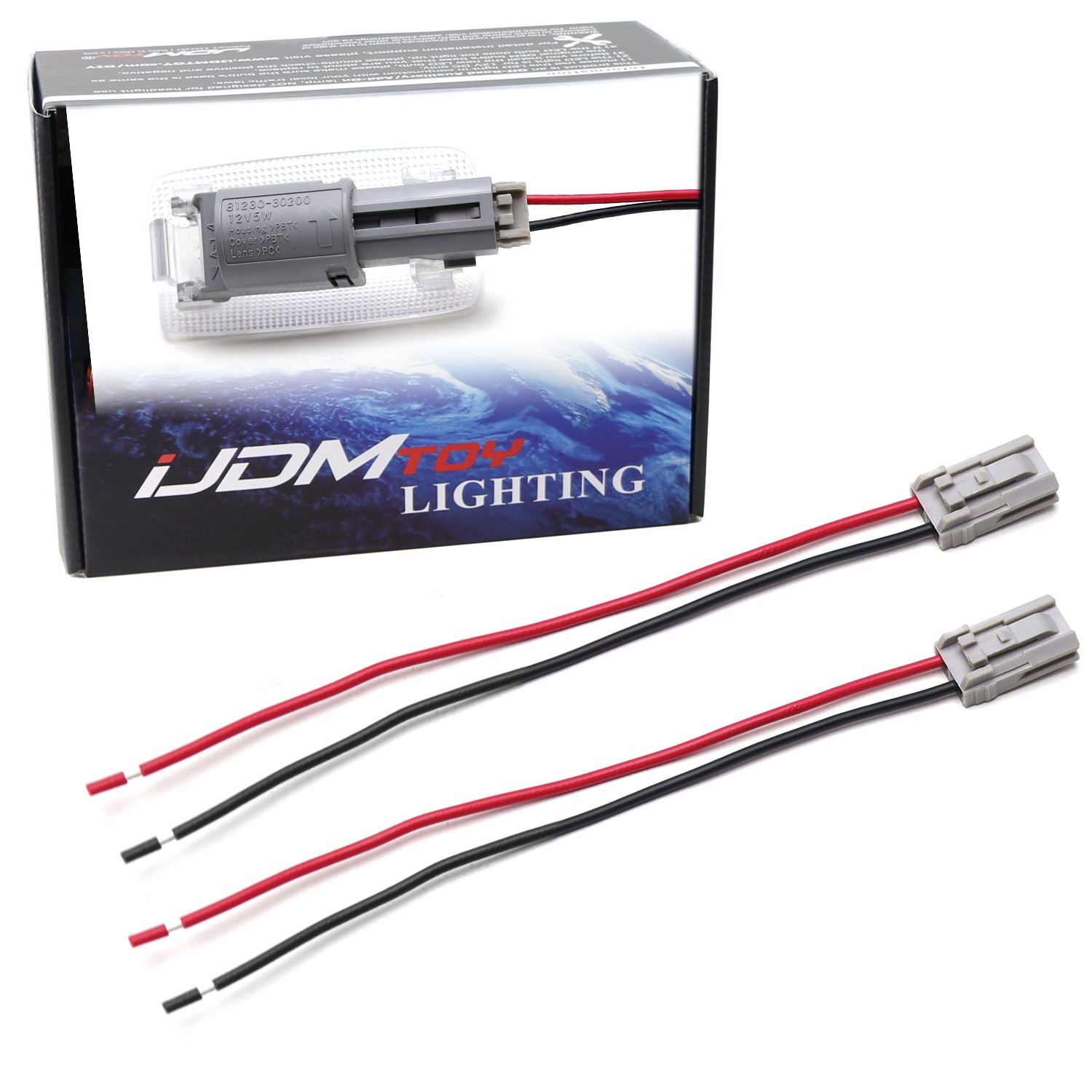 OE-Spec Side Door Courtesy Light Power Cord Wire Harness For Lexus Toyota Subaru
