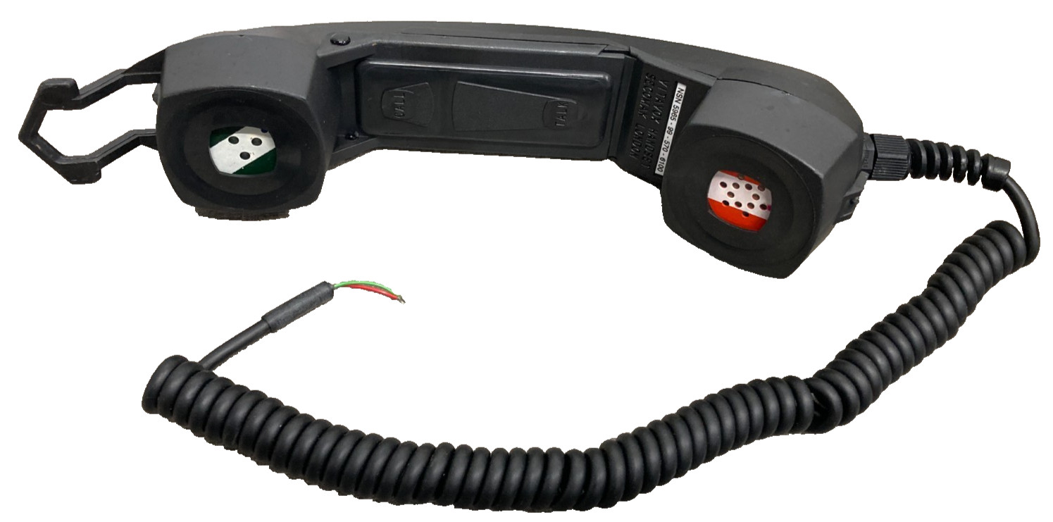 Vitavox Military Emergency Handset General Purpose Tactical PTT Battery Handset