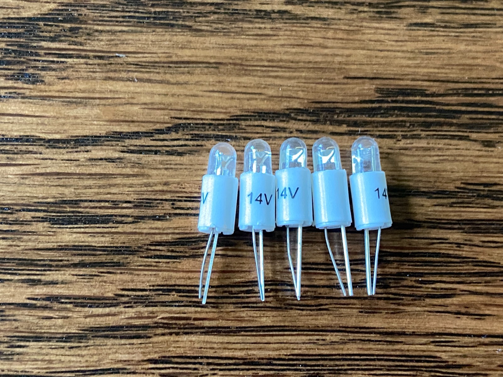 5 New Warm White 14V Bi-Pin LED Lamps Light Bulbs McIntosh MC2600 MC7104 MC7106