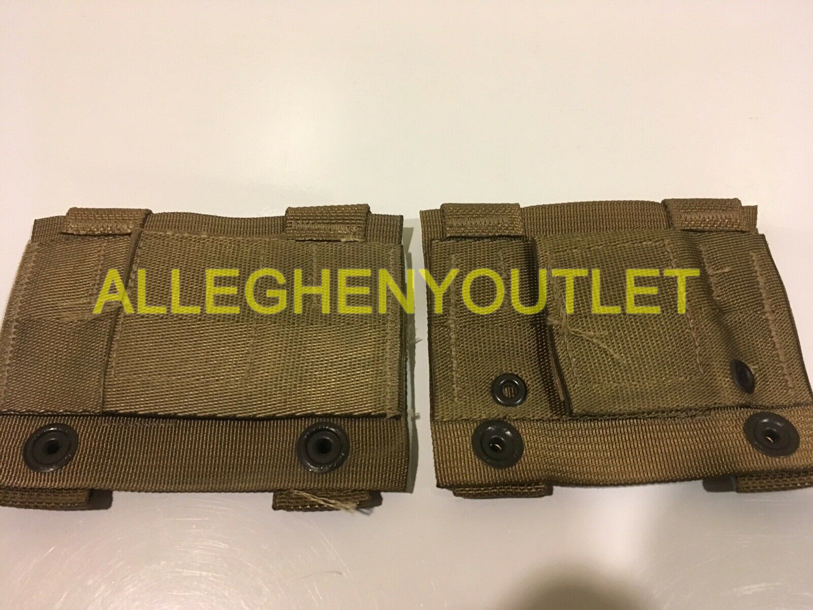 Lot of 2 K BAR MOLLE PALS Knife Adapter Coyote USMC USGI US Military MINT / LN