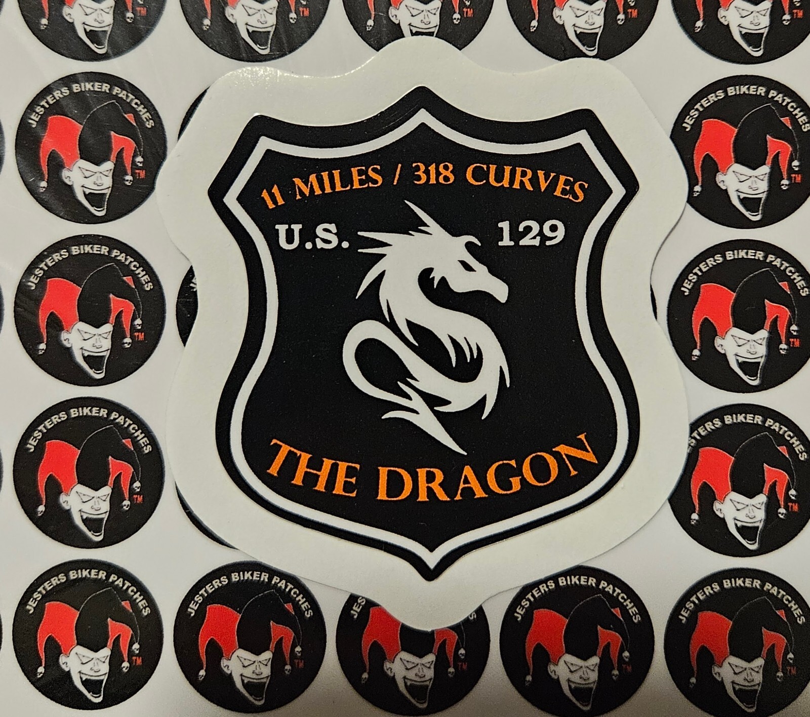 I Rode The Dragon Highway 129 Tail Of The Dragon Sticker Vinyl SMALL 2024 #2