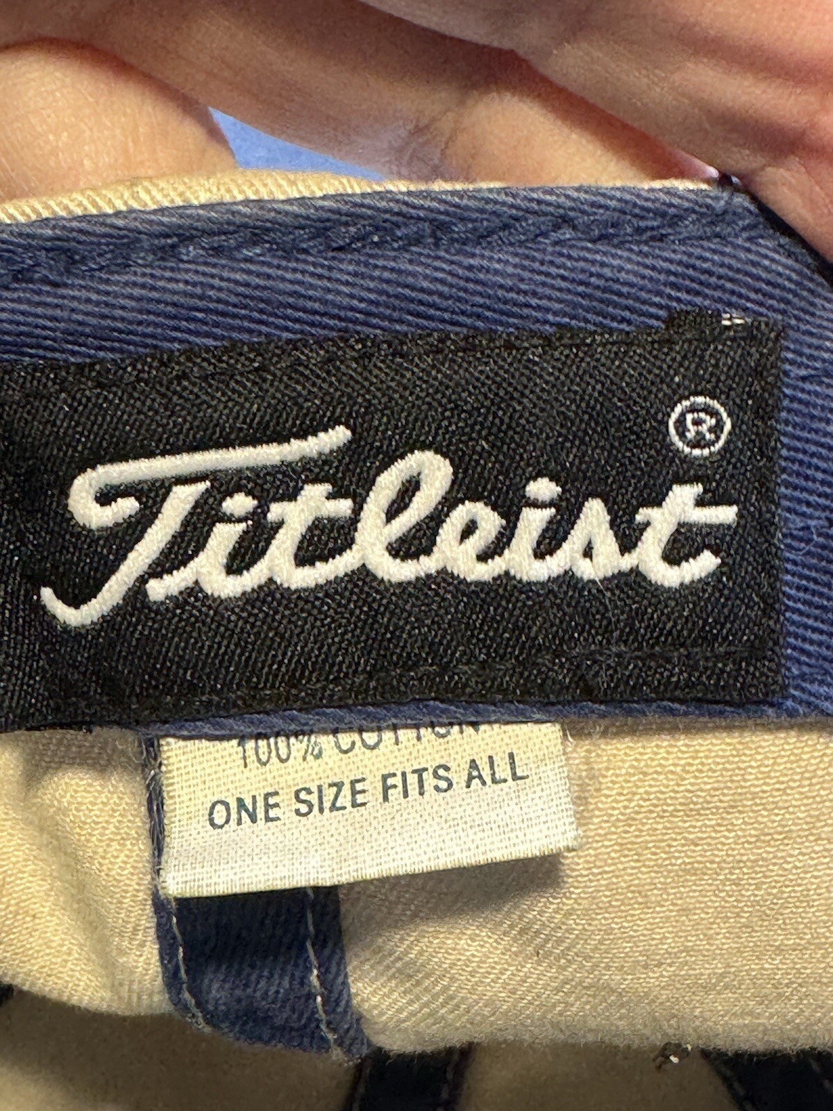Titleist Golf Baseball Hat Strapback Adjustable Since 1932 On Brim Embroidered