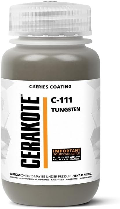 Cerakote C-Series Air Cure Ceramic Coating C-111P Tungsten (16oz)
