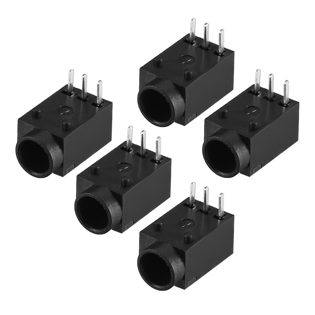 DC-003A 3.5mmx1.3mm DC Power Jack Plug 3 Pin Female Socket Connector 5pcs