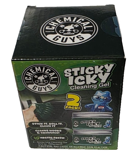 Chemical Guys Sticky Icky Cleaning Gel Artic Fresh 2 Pack