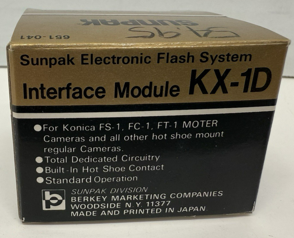 SUNPAK KX-1D Interface Module Konica NOS