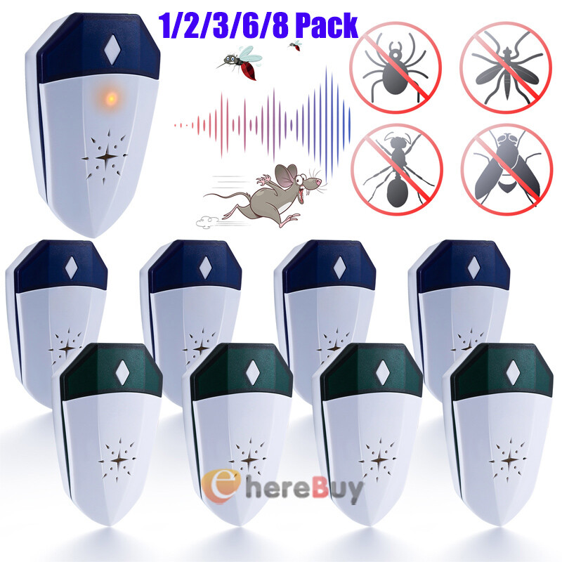 Electronic Ultrasonic Anti Rat Mouse Bug Mosquito Flea Cockroach Pest Repeller