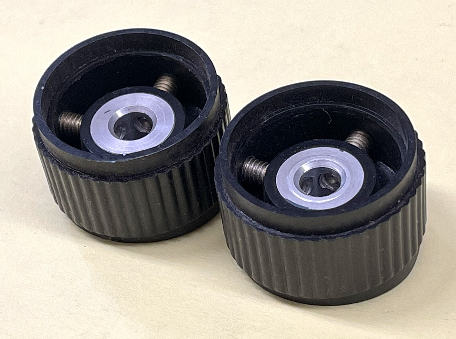Lot of 2 Raytheon Control Knob Black 30mm