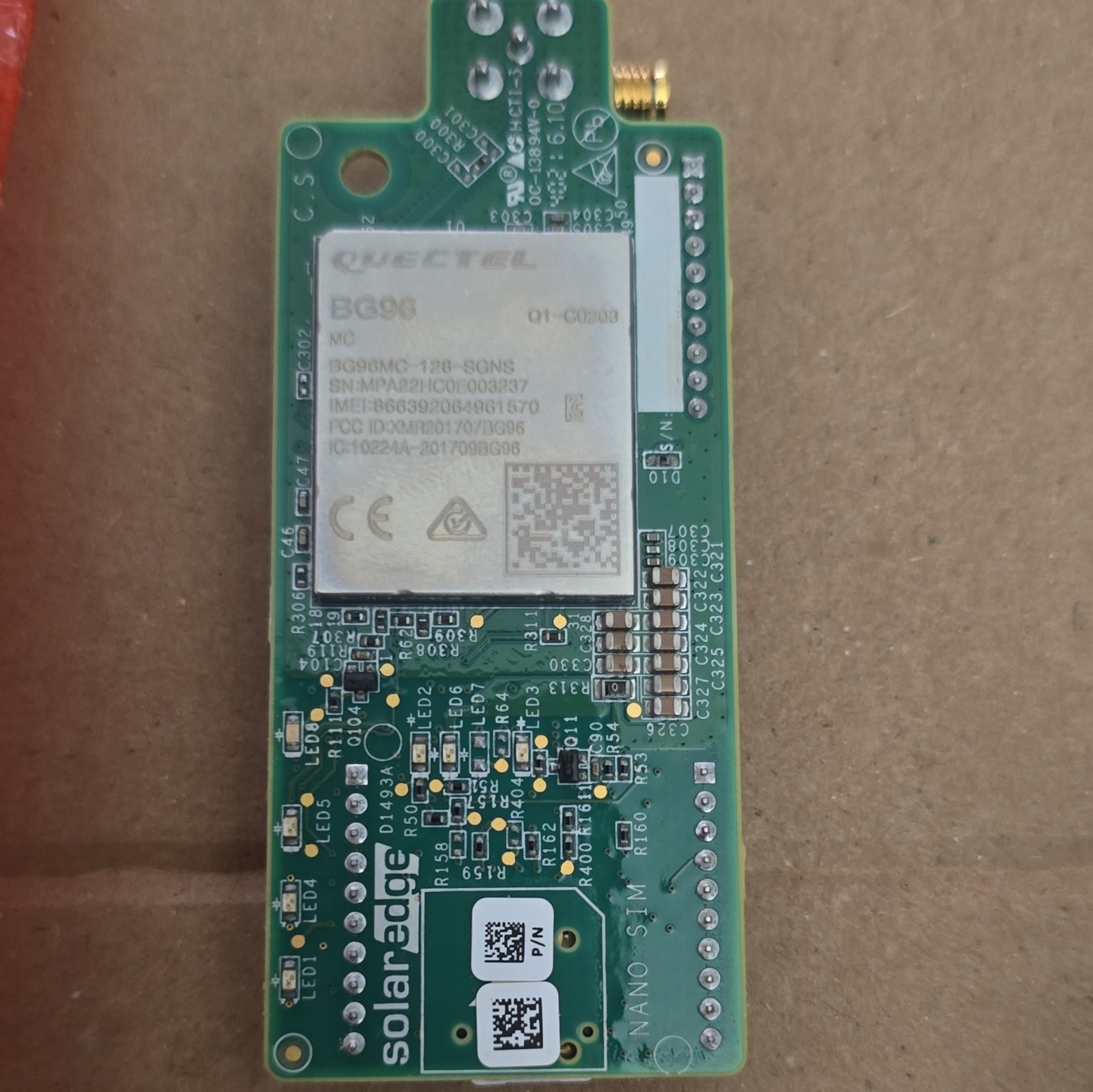 SolarEdge Cellular Network Plug-in Kit + wifi Antenna