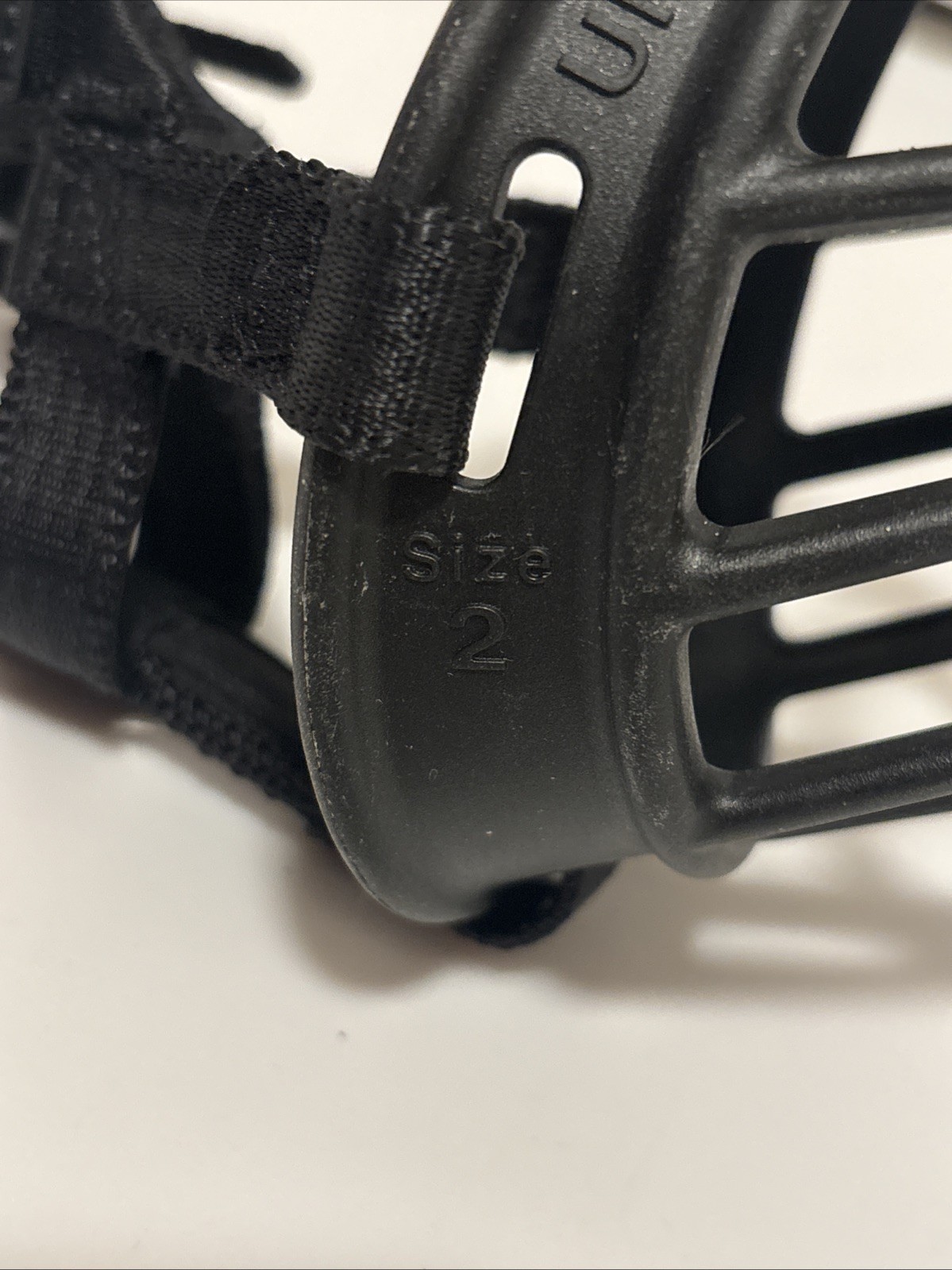 Baskerville Ultra Muzzle - Size 2 Black Rubber Custom Heat Shaping Breathable