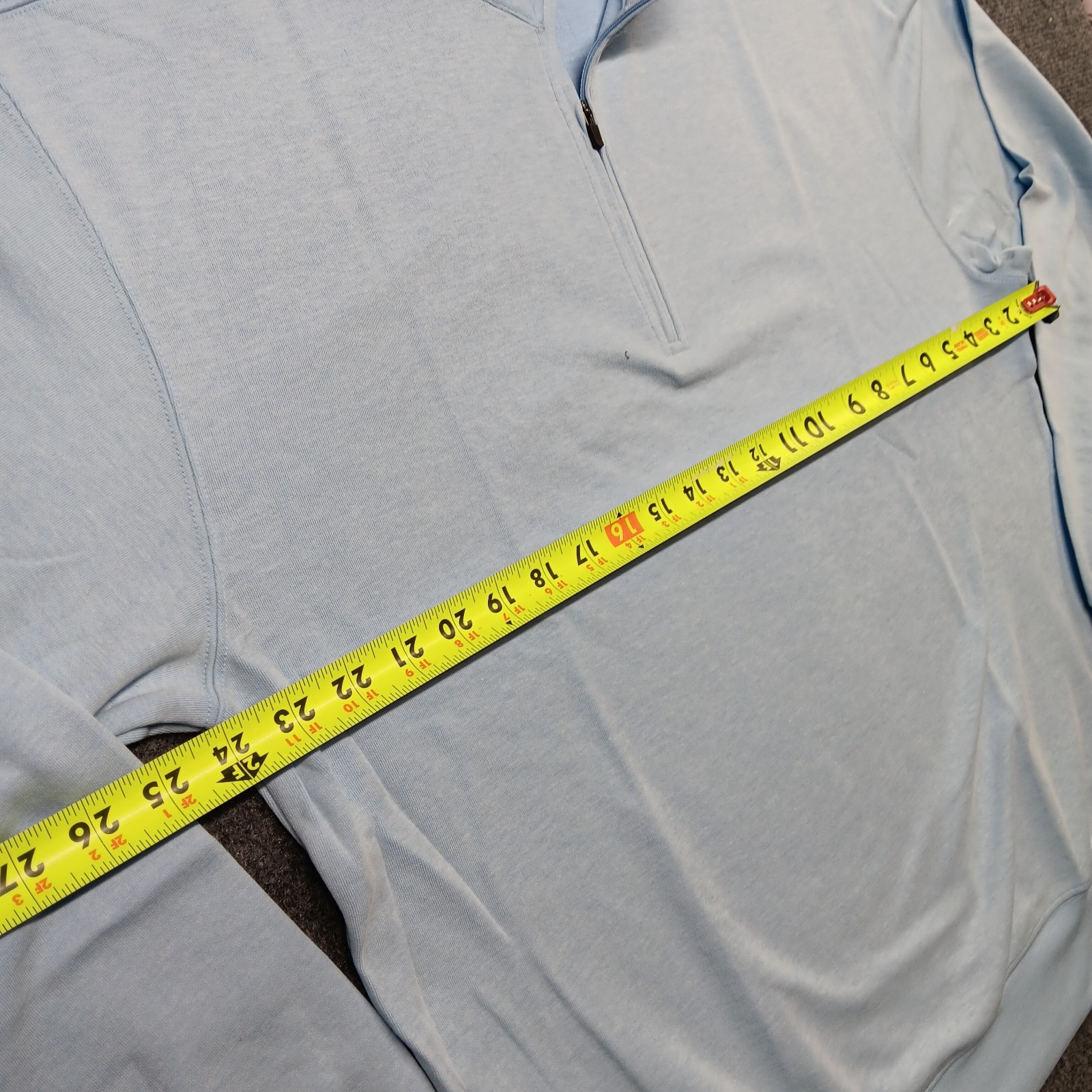 Turtleson wallace quarter-zip pullover Sky large original packaging