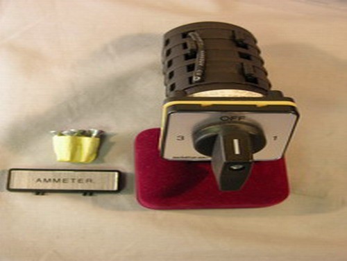Salzer M221-61328-00 4 Pos 9 contact Rotary Switch