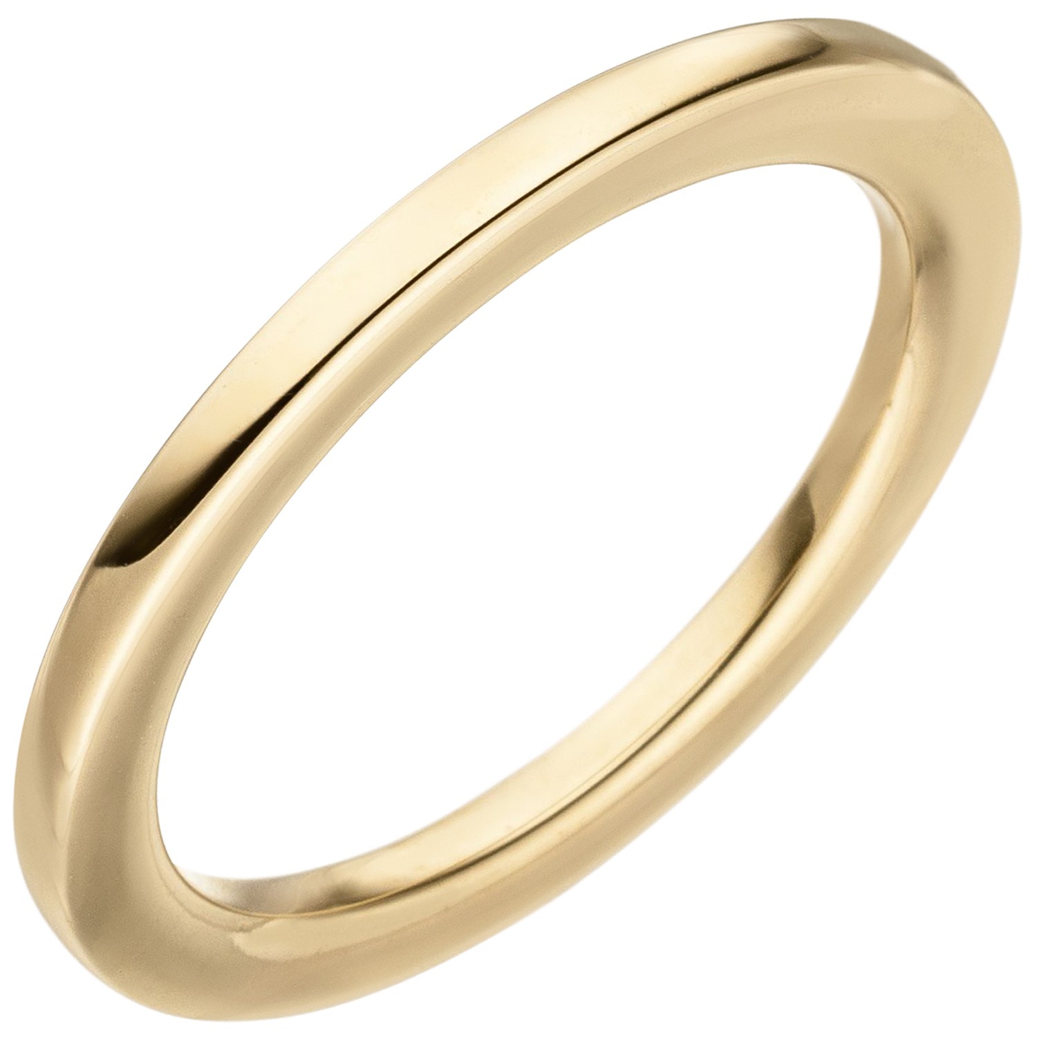 Jobo ladies' ring 585 gold yellow gold gold ring RW: 58