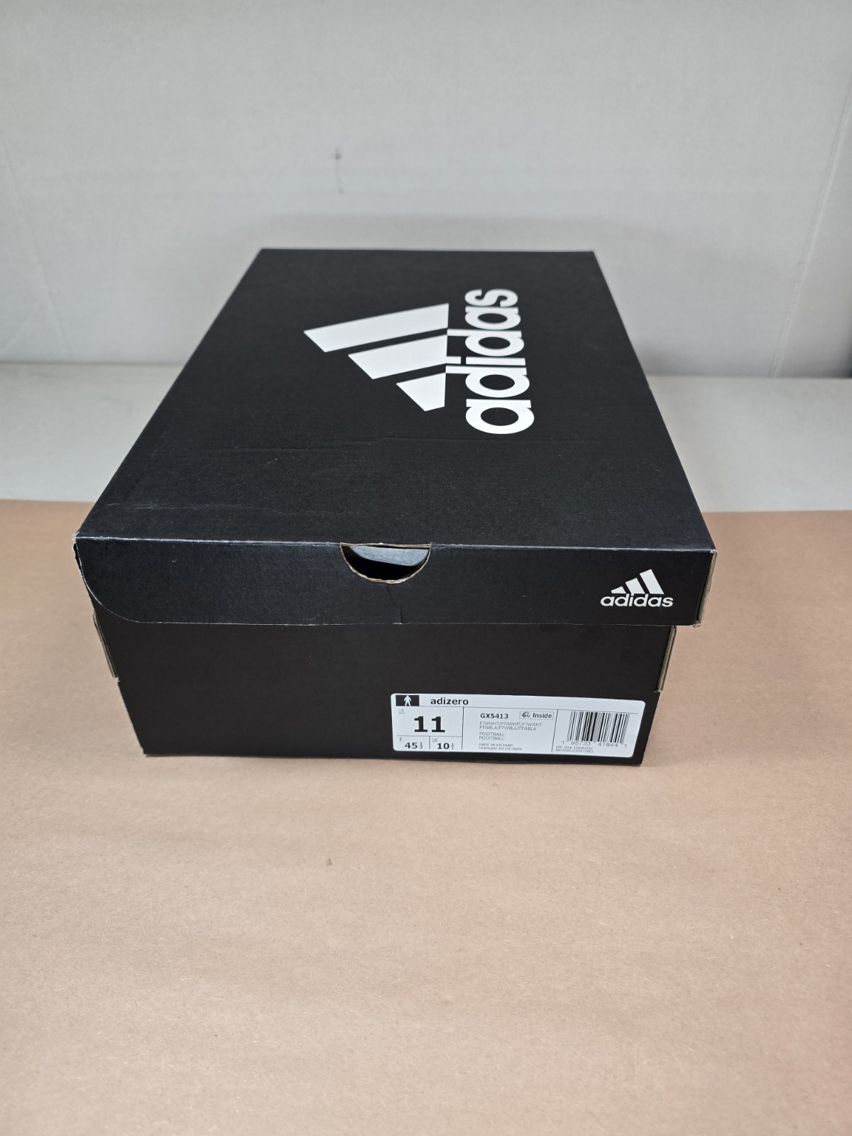 Size 11 ADIDAS Adizero Men's Football Cleats Triple White GX5413