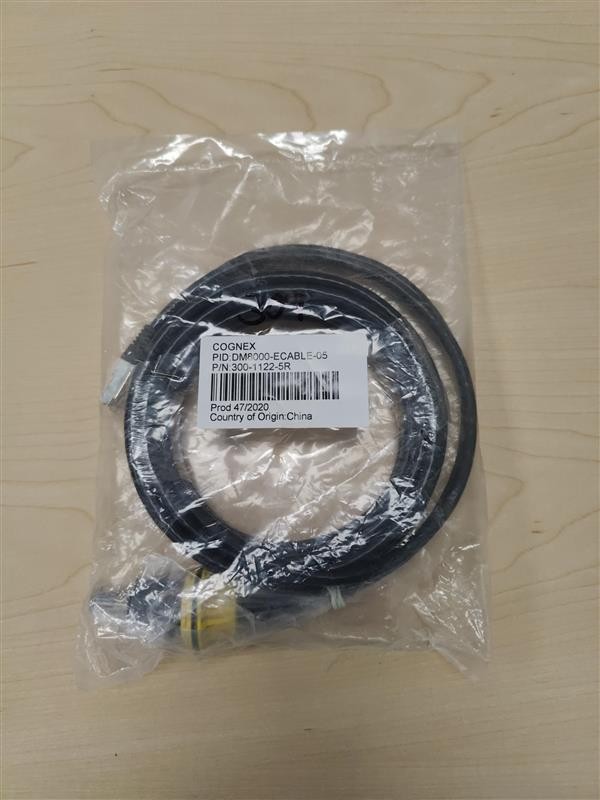 COGNEX DM8000-ECABLE-05 / 300-1122-5R - DM8000 Barcode Scanner Cable -NEW SEALED