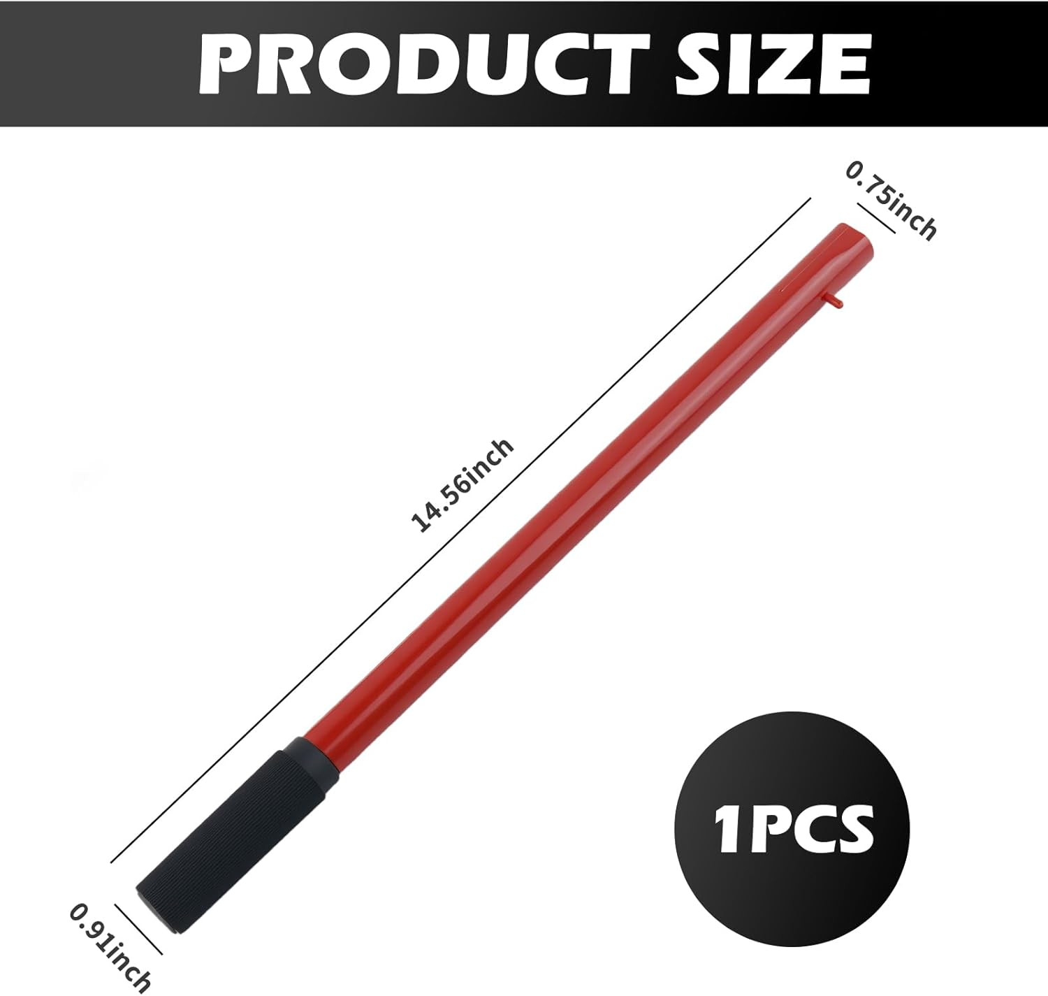 2 Ton Replacement Jack Rod for Professional Floor Jacks with Anti-Slip Handle