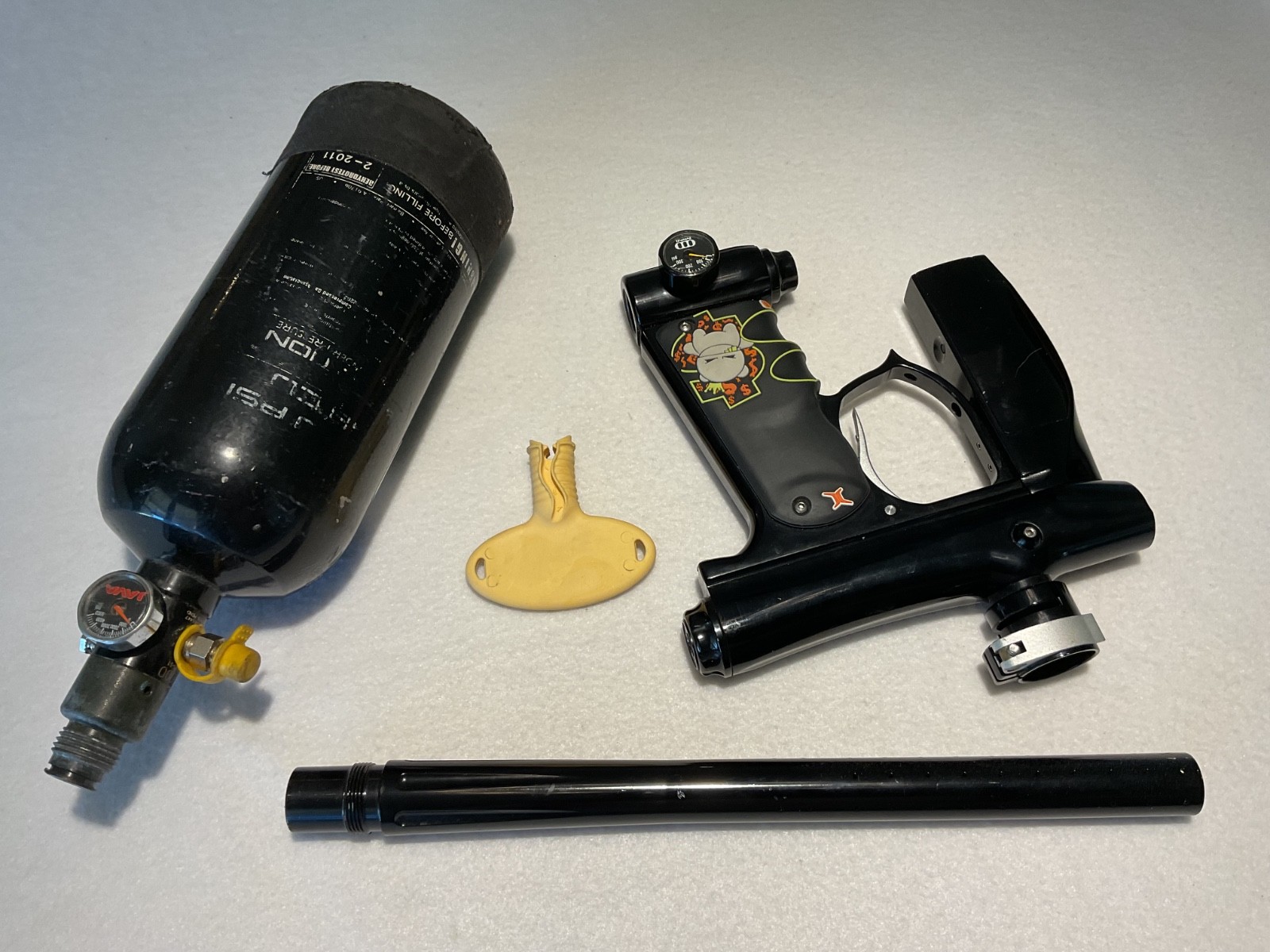 Empire Invert Mini Paintball Gun With Contract Killer Graphic Grip Untested