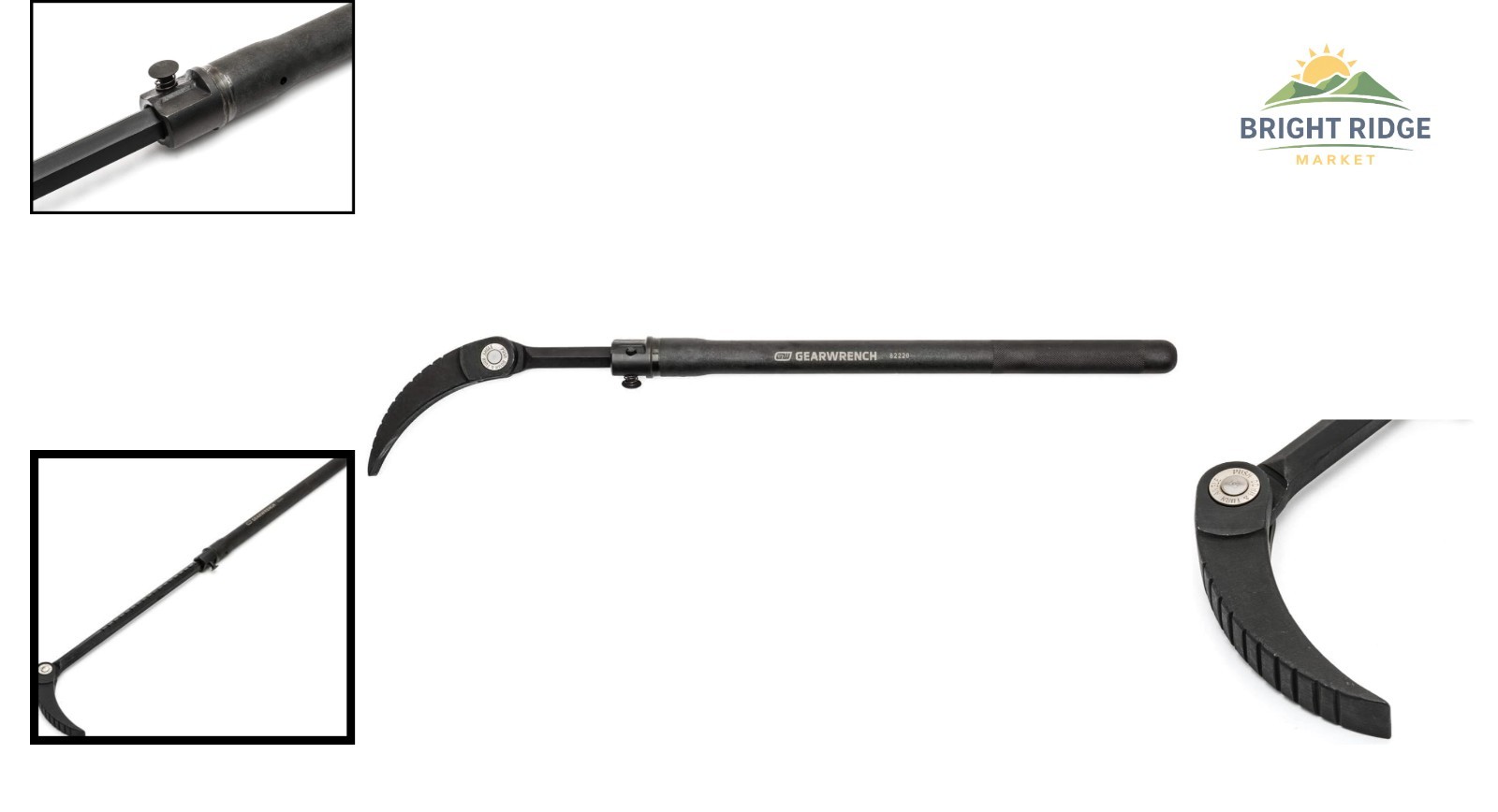 Compact 33 Inch Extendable Pry Bar with Locking Positions for Versatile Use