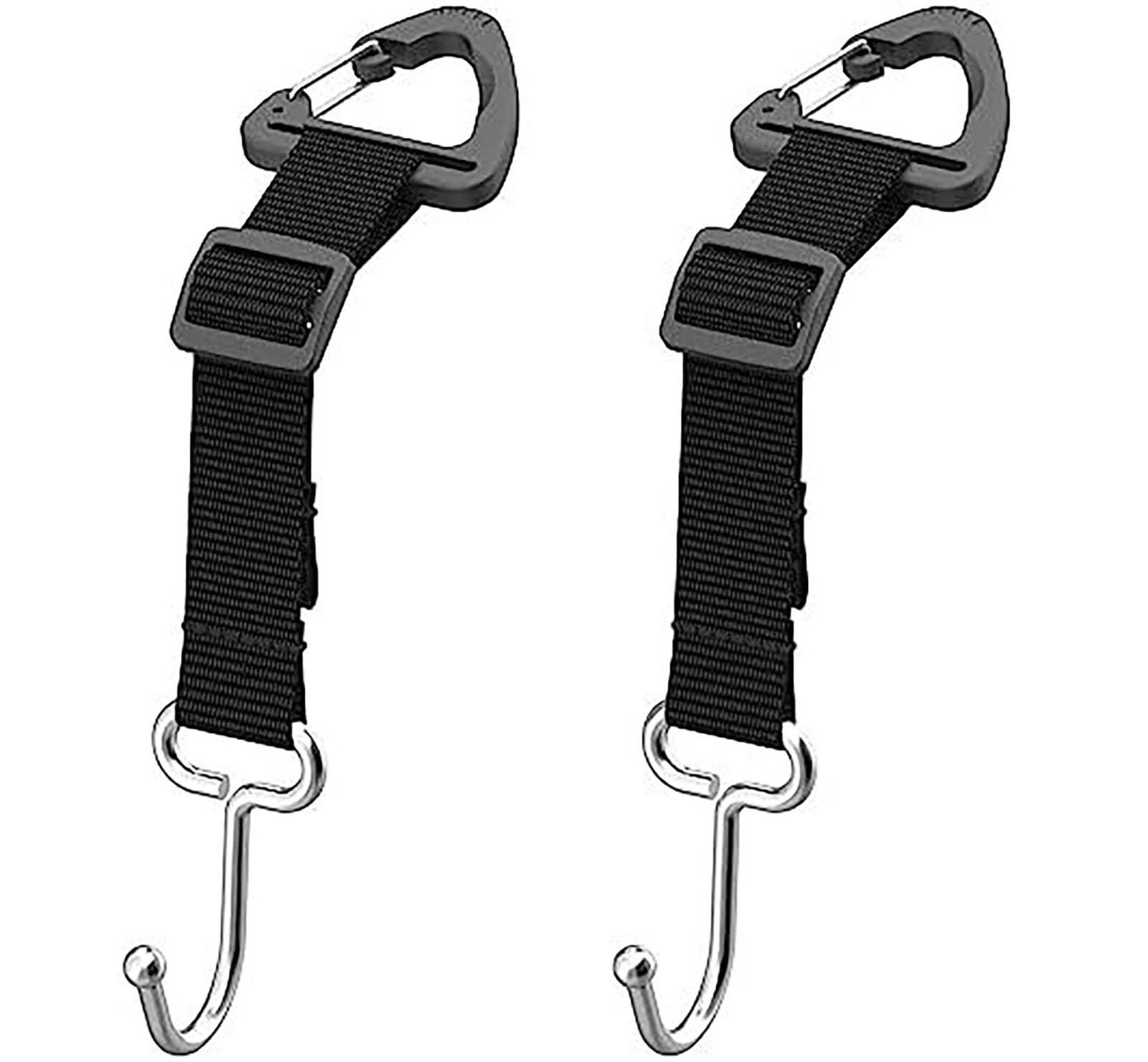 YIKANGHENG Car Seat Back Storage Hook, 2 Pcs 7.87 Inch Adjustable Black
