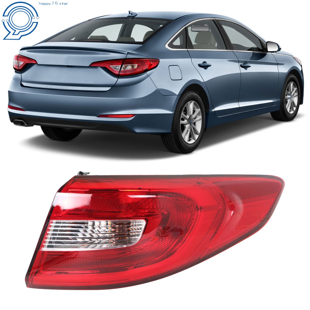 Tail Light For Hyundai Sonata 2015-2017 Halogen Outer Passenger Right Tail Lamp
