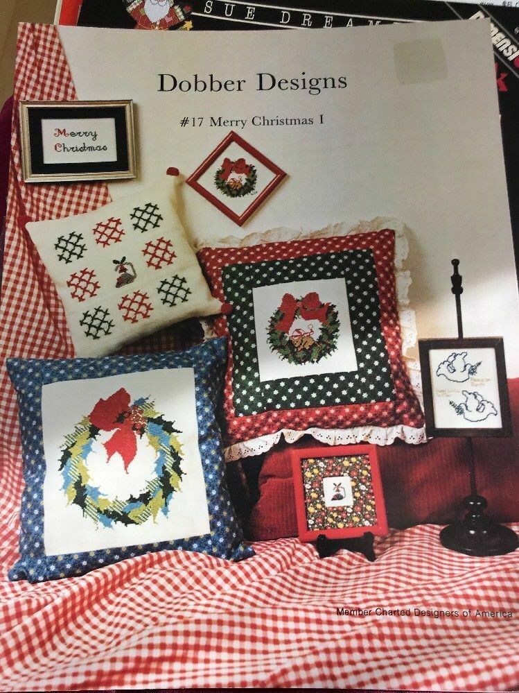 Cross Stitch Pattern Booklet: #17 Merry Christmas I (Dobber Designs)