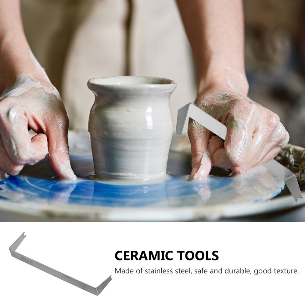 2PCS Clay Modeling Tools Ceramic Tool Kit Metal Pottery Tool Clay Sculpting Tool