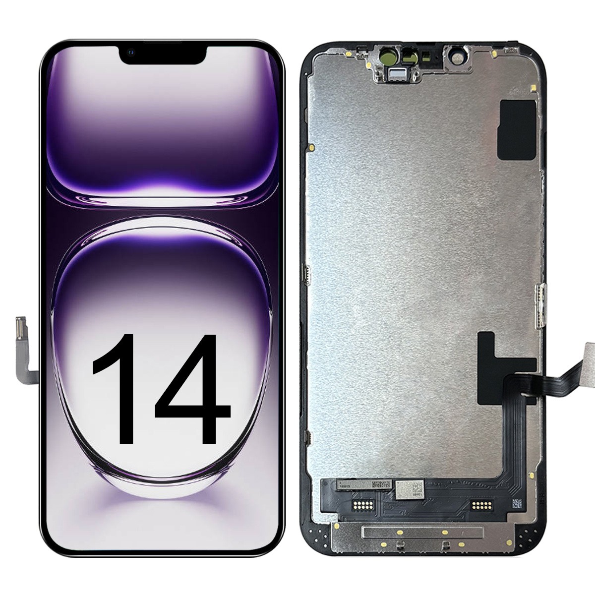 For iPhone 14 LCD Display Touch Screen Digitizer Assembly Frame Replacement