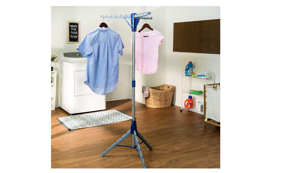 Drying Rack Clothes Hanger Tripod Dry Laundry Folding Expandable Indoor Dryer