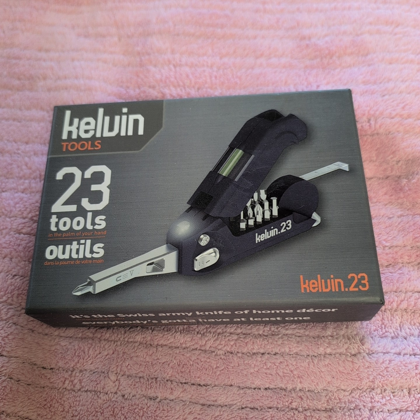 Kelvin Tools 23 Tools In One Set Yellow Palm Sized New