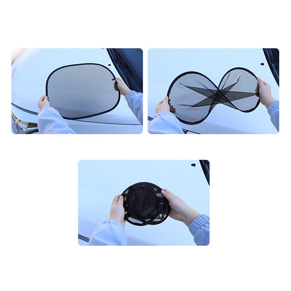 Windshield Sun Shade Car Window Covering with Suction Cup Installation