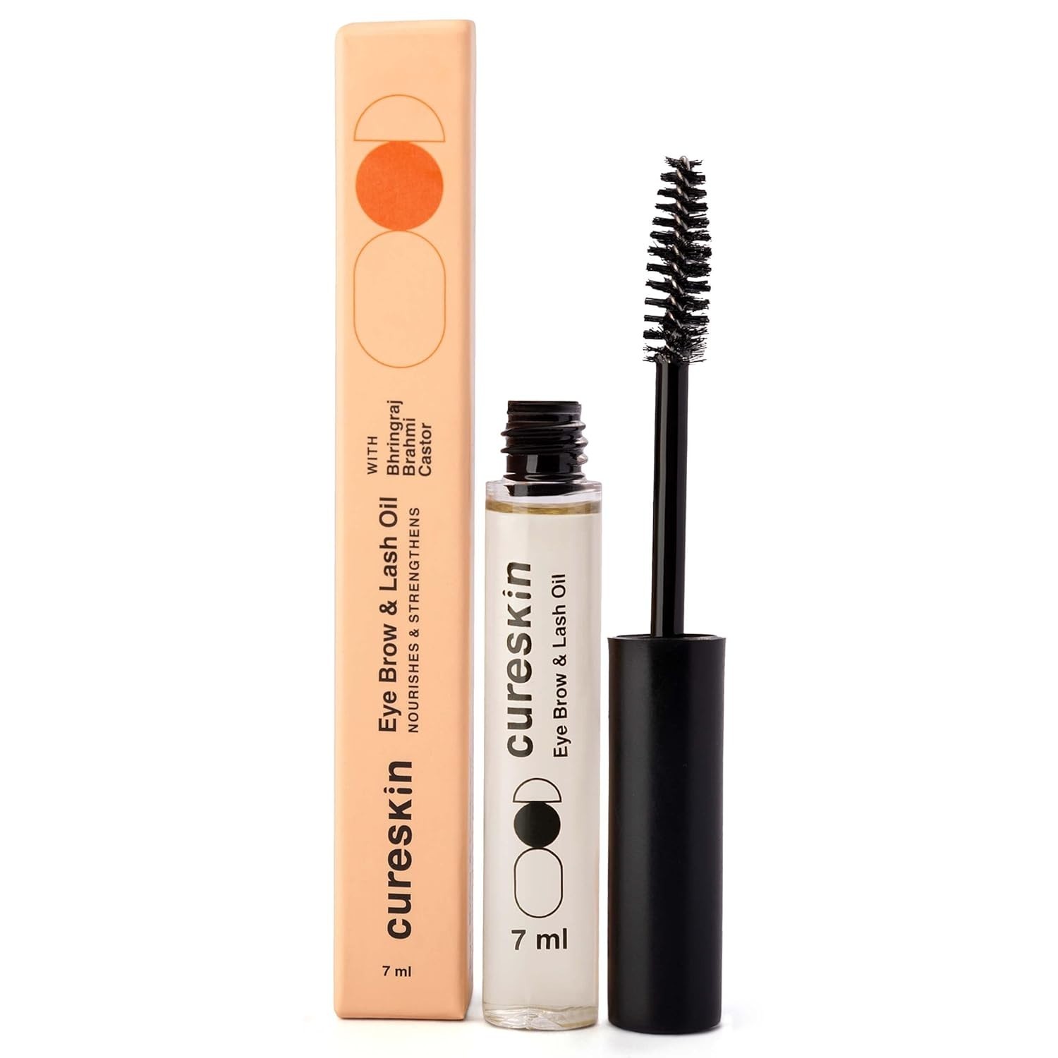 Cureskin Eye Brow & Lash Oil | Nourishes and Strengthens (7 ml) | Eyelash Growth