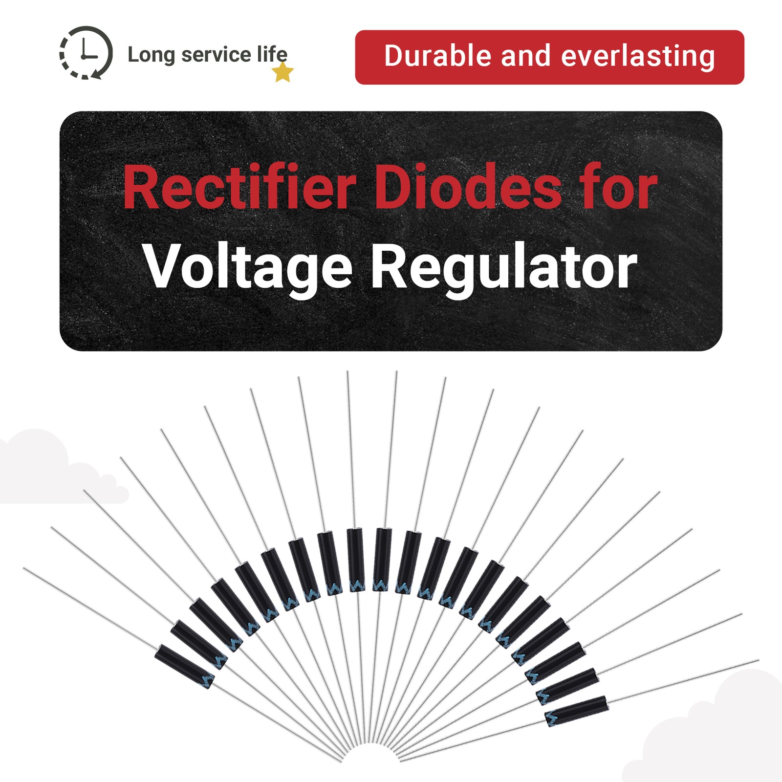 20PCS 2CL77 High Voltage Diode HV Rectifier 5MA 20KV Rectifier Diodes for7933