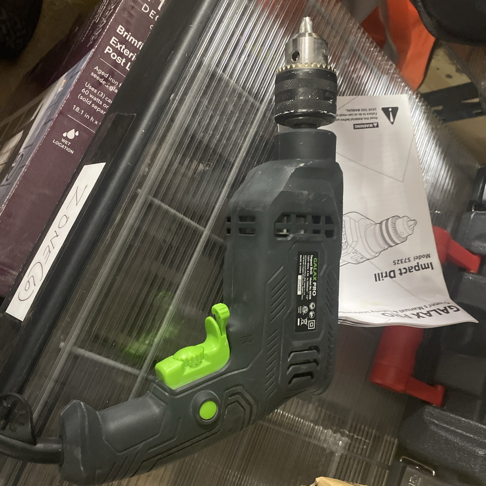 GALAX PRO 120V,60Hz, 4.5AMP 3000RPM Corded Impact Drill