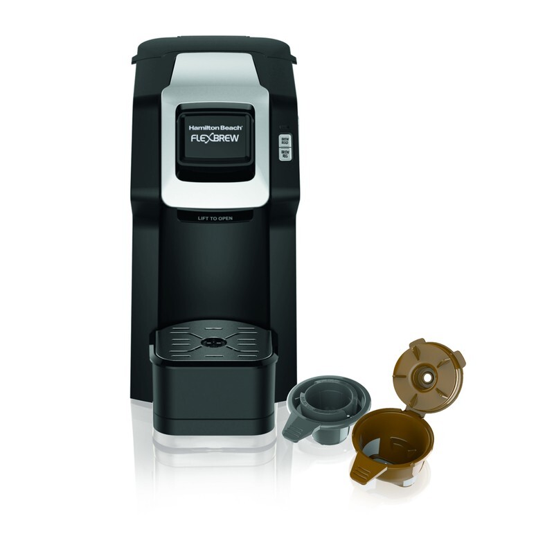 Hamilton Beach FlexBrew Single-Serve Coffee Maker Black & Silver