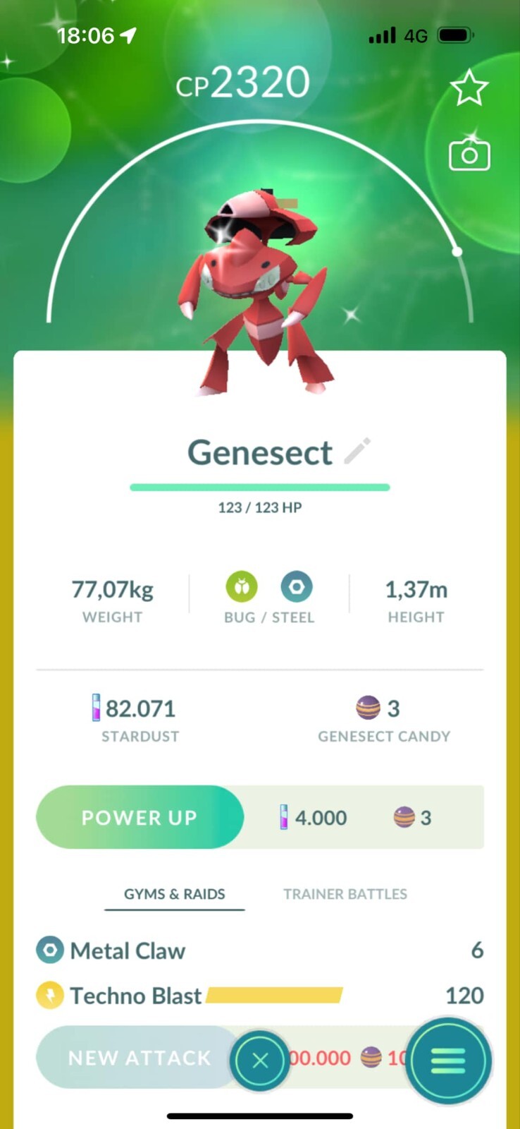 - Shiny Genesect (Shock) - P T C - Can Transfer Pokemon Home
