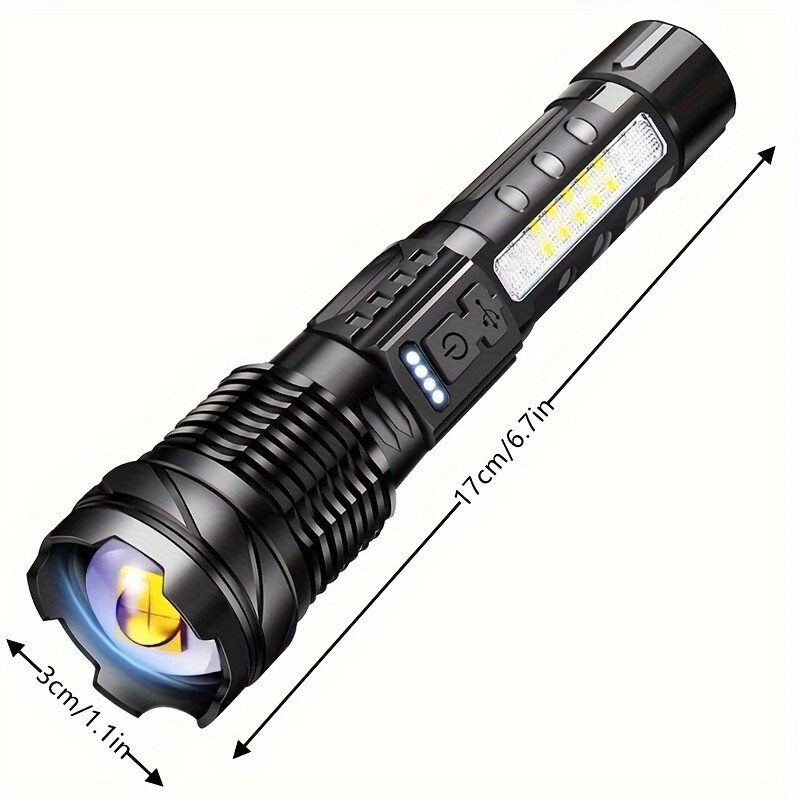 2pc 990000000Lumen Super Bright LED Flashlight Tactical Rechargeable Work Lights