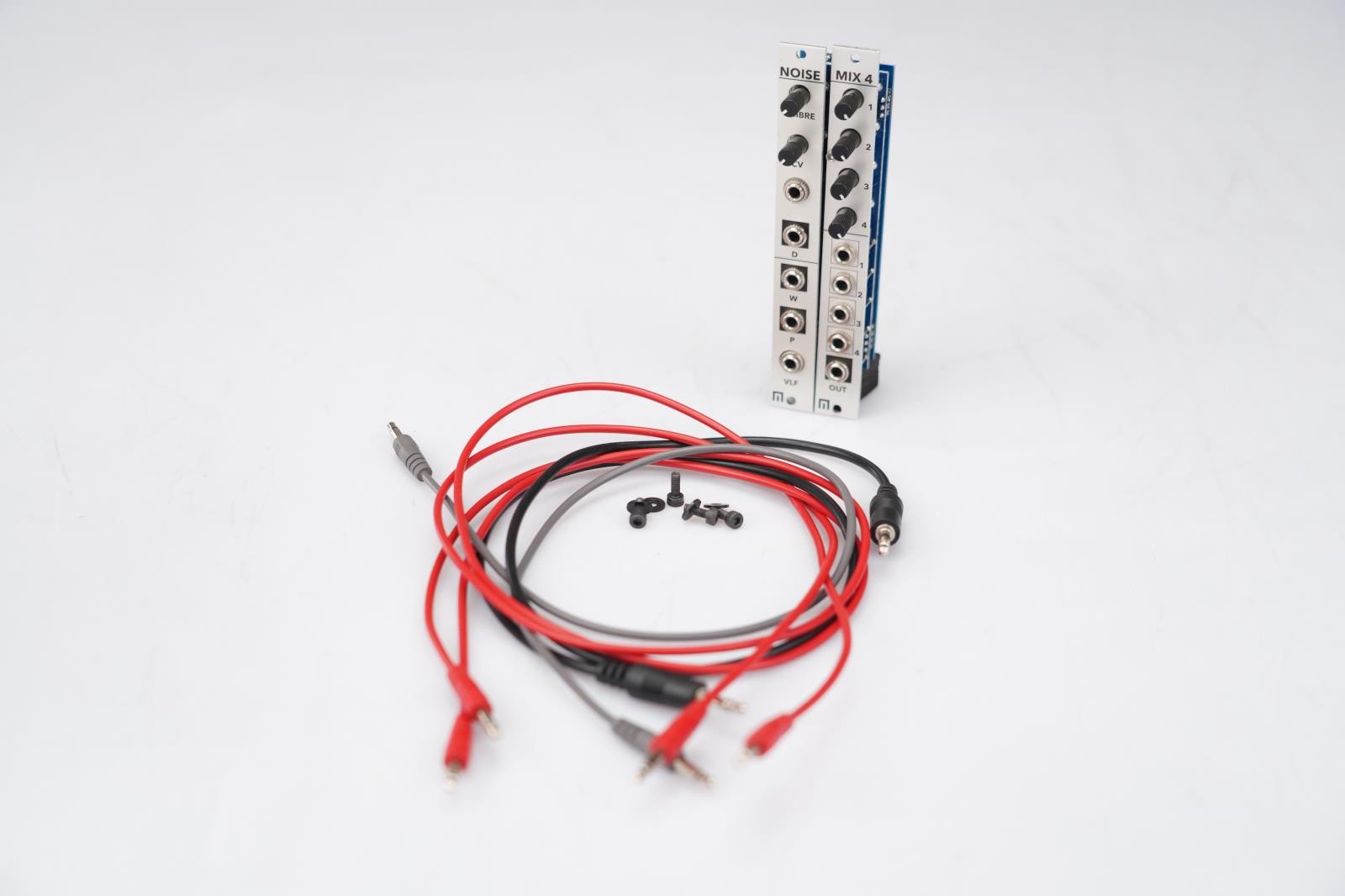 Malekko MIX 4 & NOISE Eurorack Modules w/ Patch Cables #58510